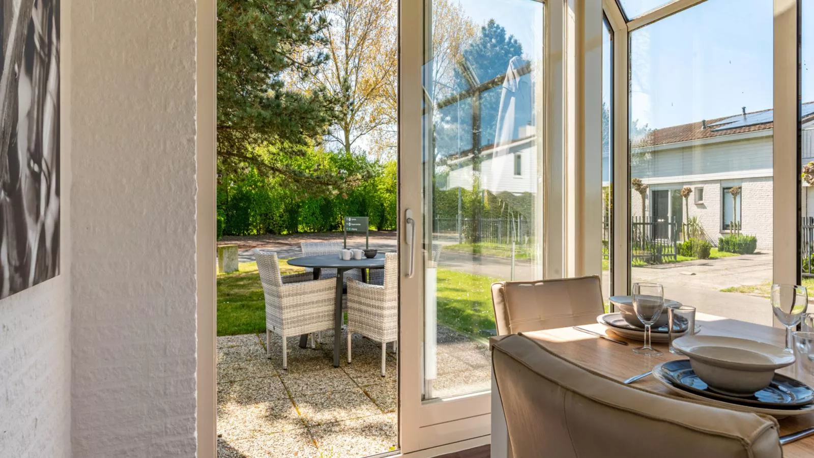 Zeeuwse Wellness Lodge - Uitzicht zomer