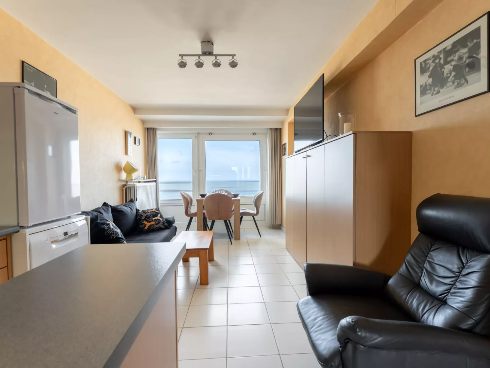Les Algues with seaview - Binnen