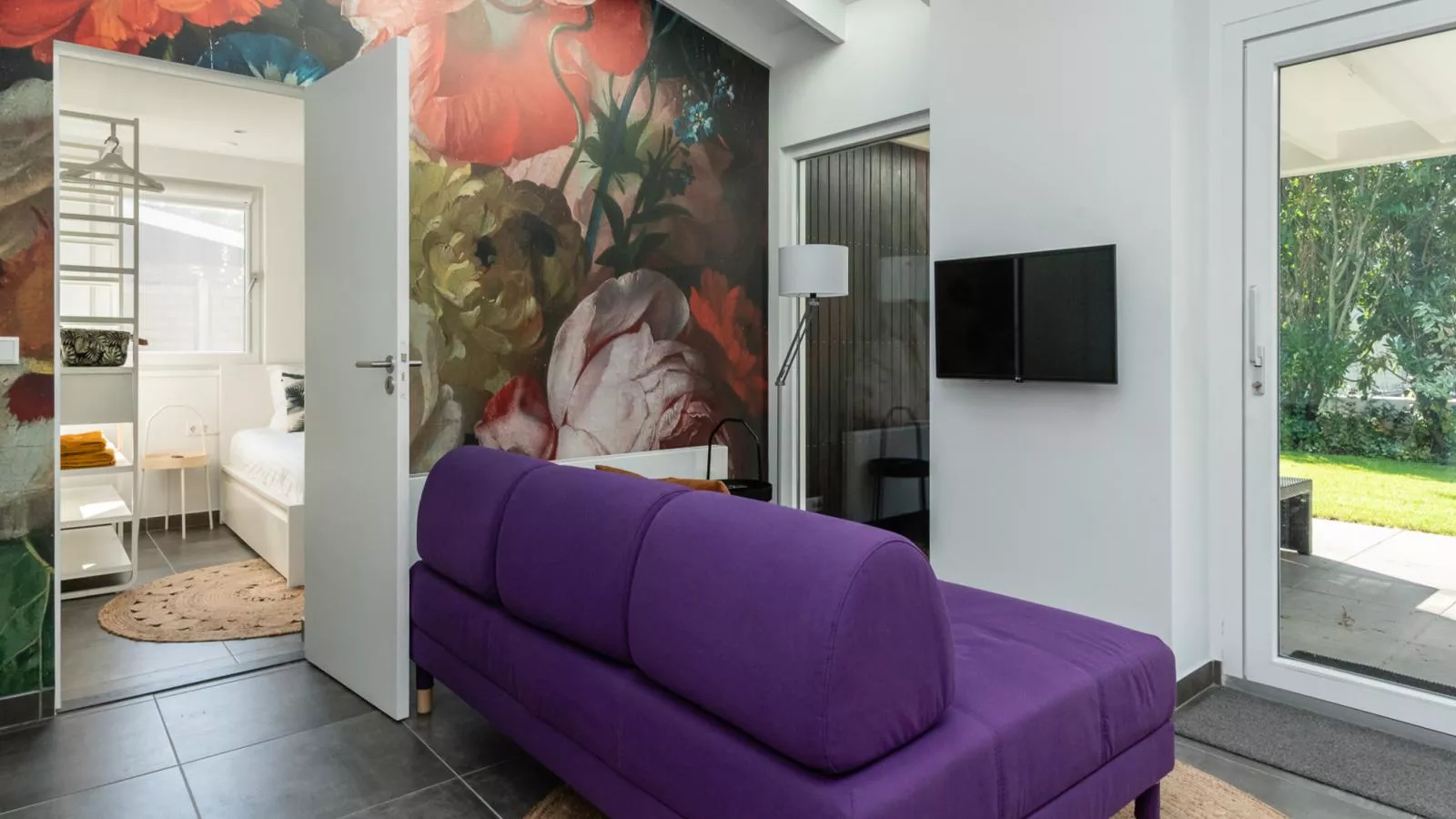 Bos  Meer Lodge Kamperland - Woonkamer