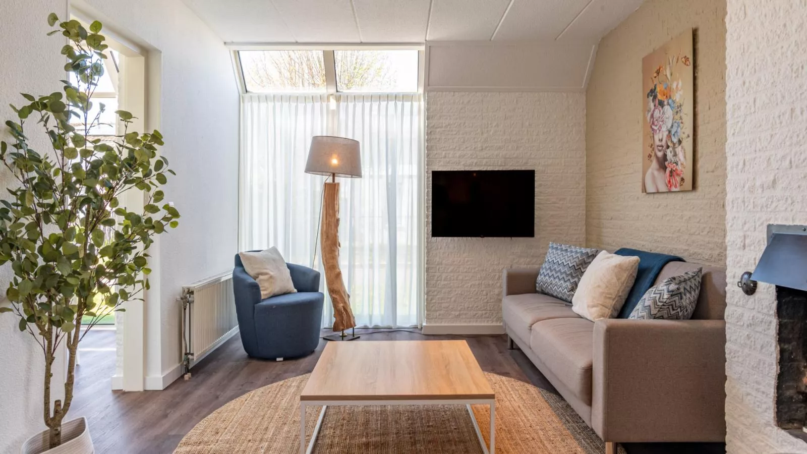 Zeeuwse Wellness Lodge - Woonkamer