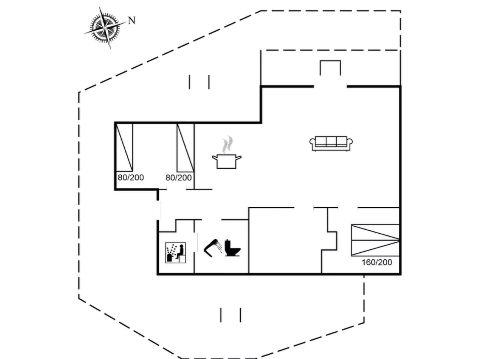 "Caranus" - 120m from the sea