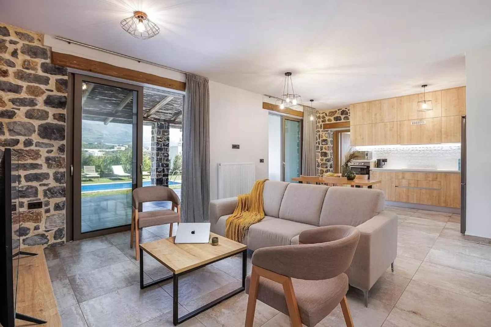 Kozilis Villas - Woonkamer