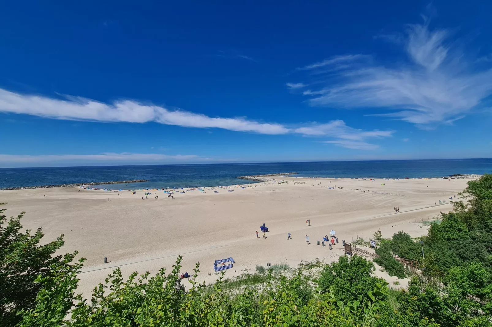 Domki piętrowe Jarosławiec-Gebieden zomer 1km