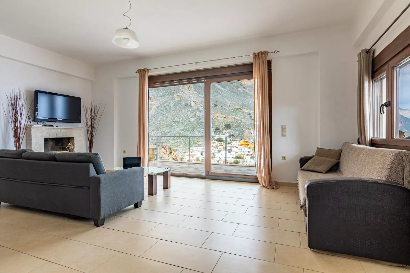 Sea View Villa Emmanuela - Woonkamer