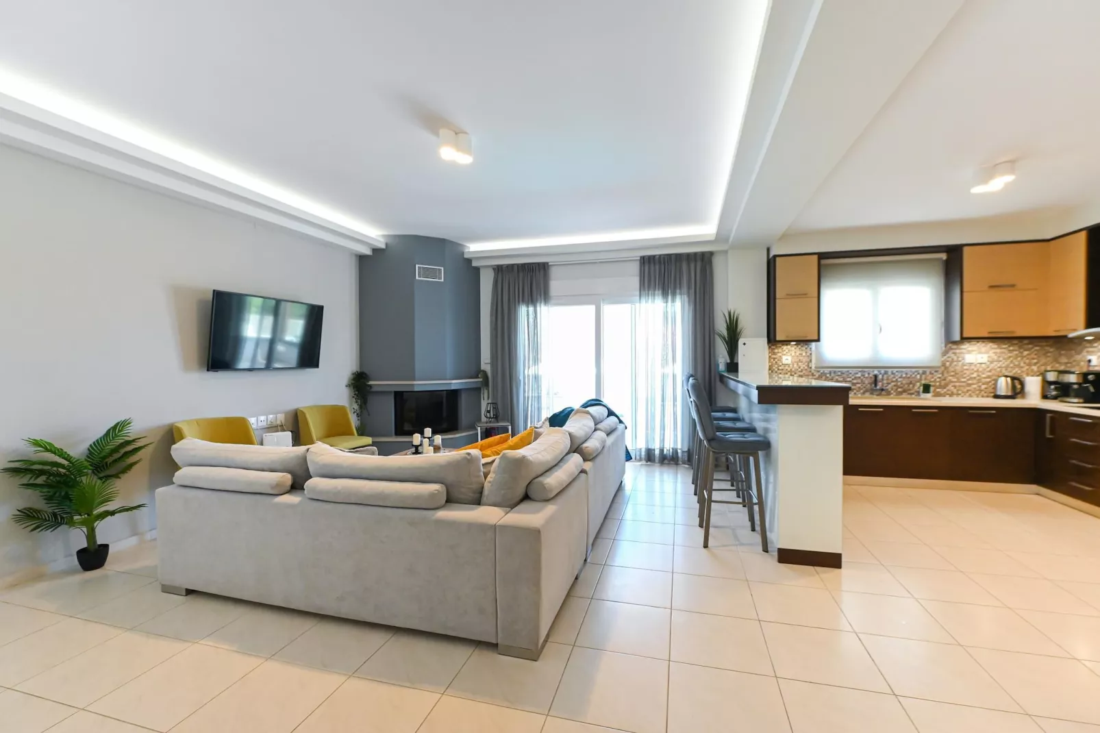 Seaview Villa Marije - Woonkamer