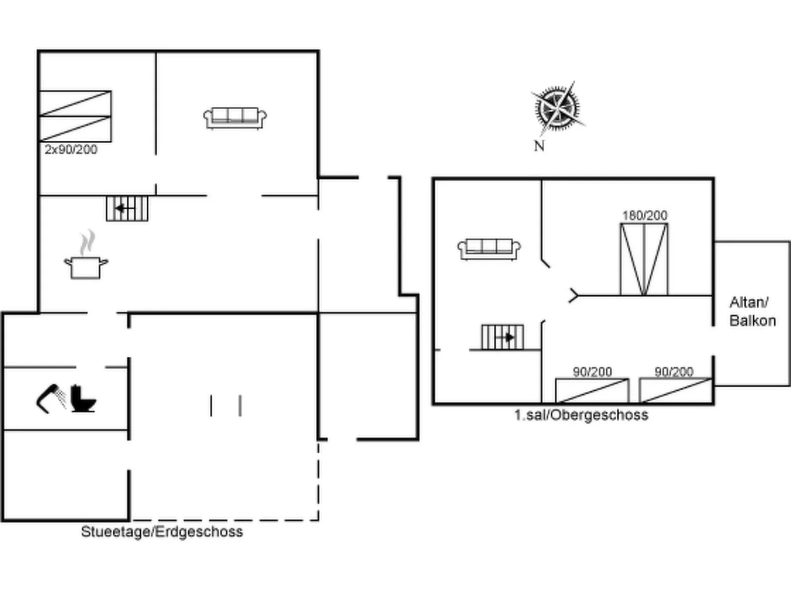 "Seved" - 440m from the sea - Binnen