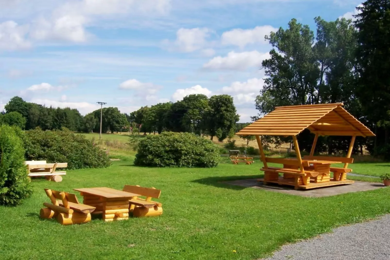 Hotel Harzhaus - Ferienhaus 1 - Tuinen zomer
