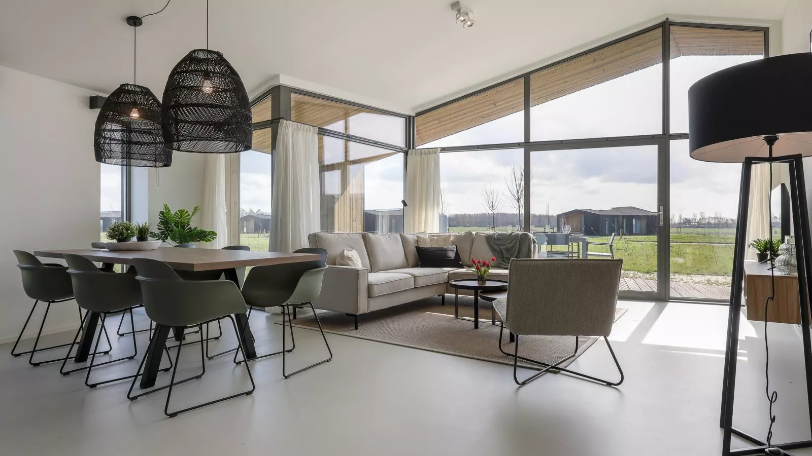 Natuurhuis Oeverlicht - Woonkamer