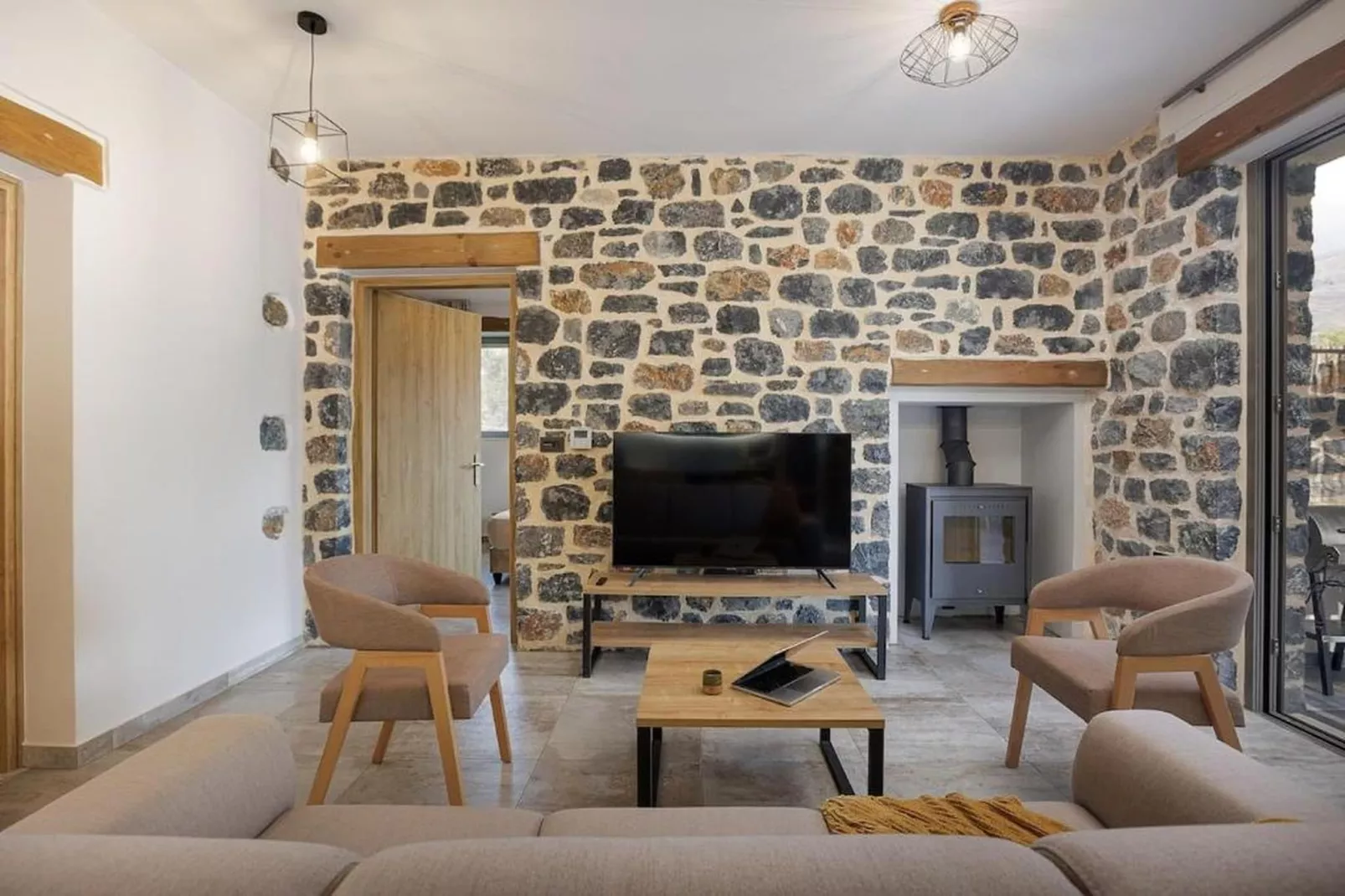 Kozilis Villas - Woonkamer