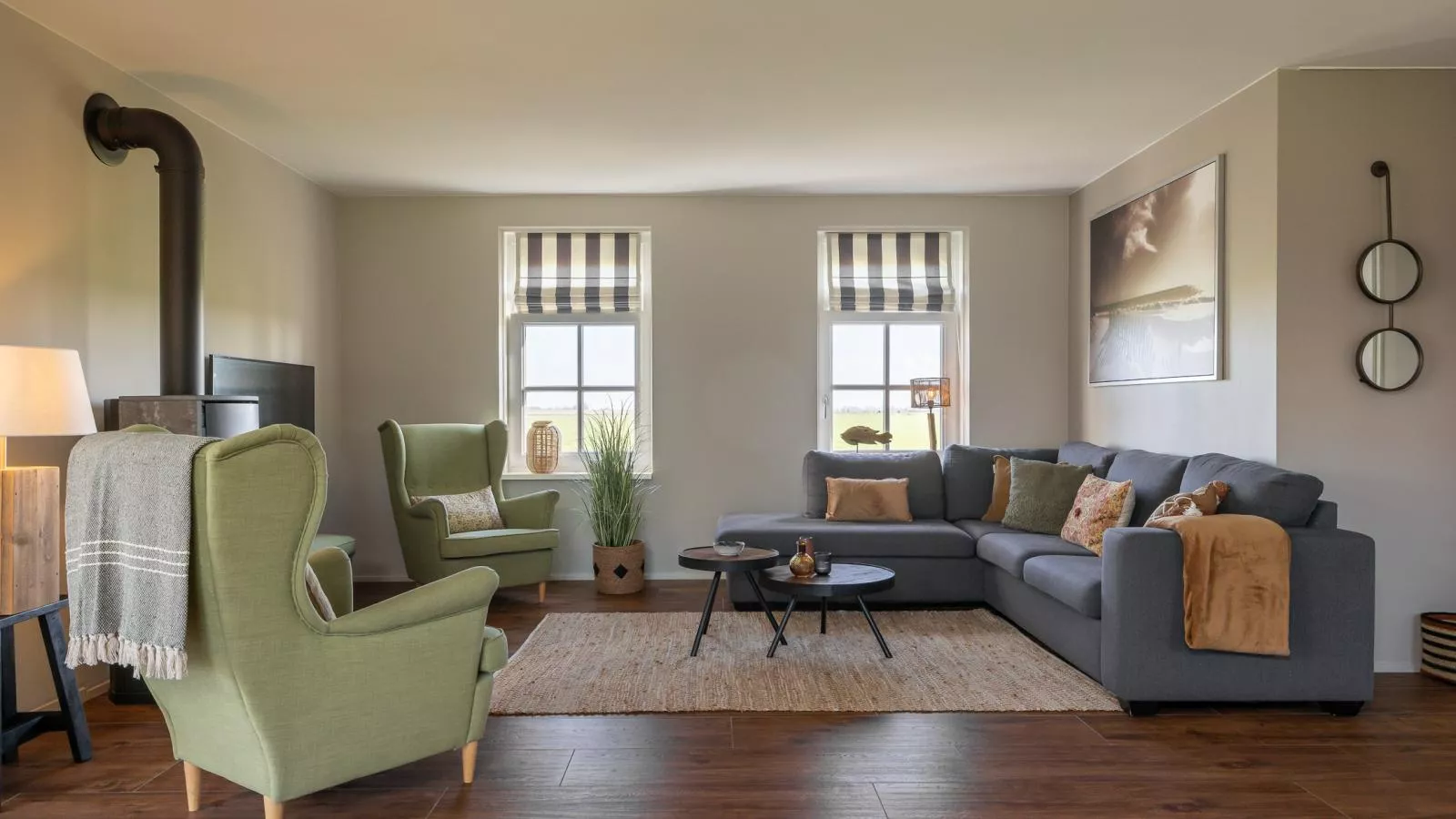 Zeeuwse Polderlodge - Woonkamer