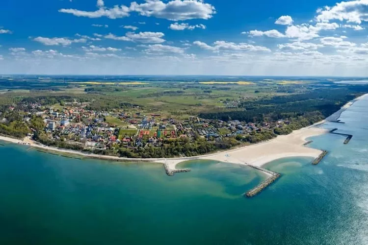 Domy wakacyjne z basenem letnim dla max 4 osób Jarosławiec - Gebieden zomer 1km