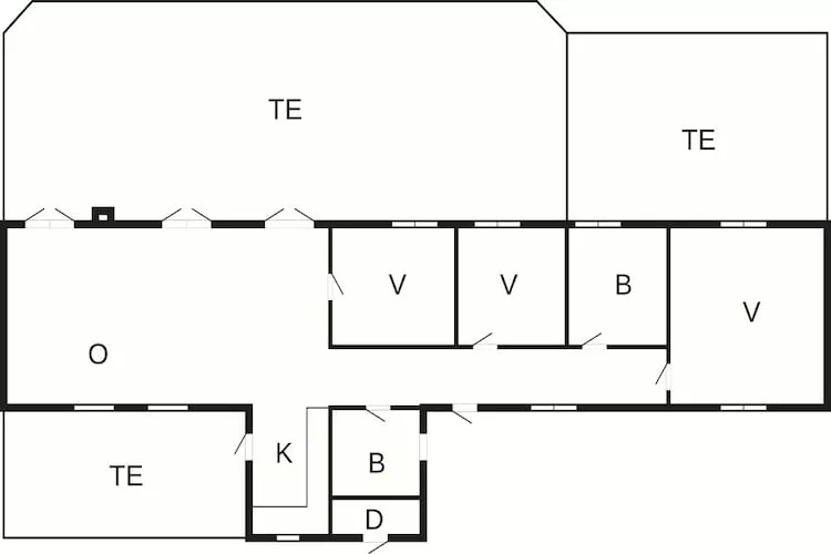 4 sterren vakantie huis in Vig - Plattegrond