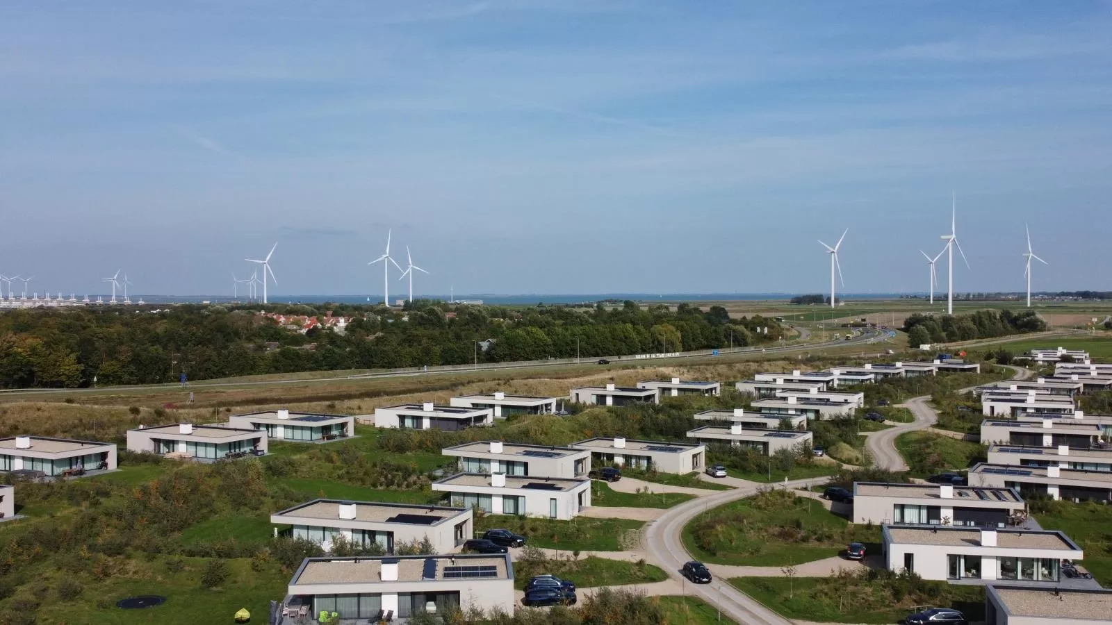 Duinvallei Lodge Zeeland - Gebieden zomer 1km