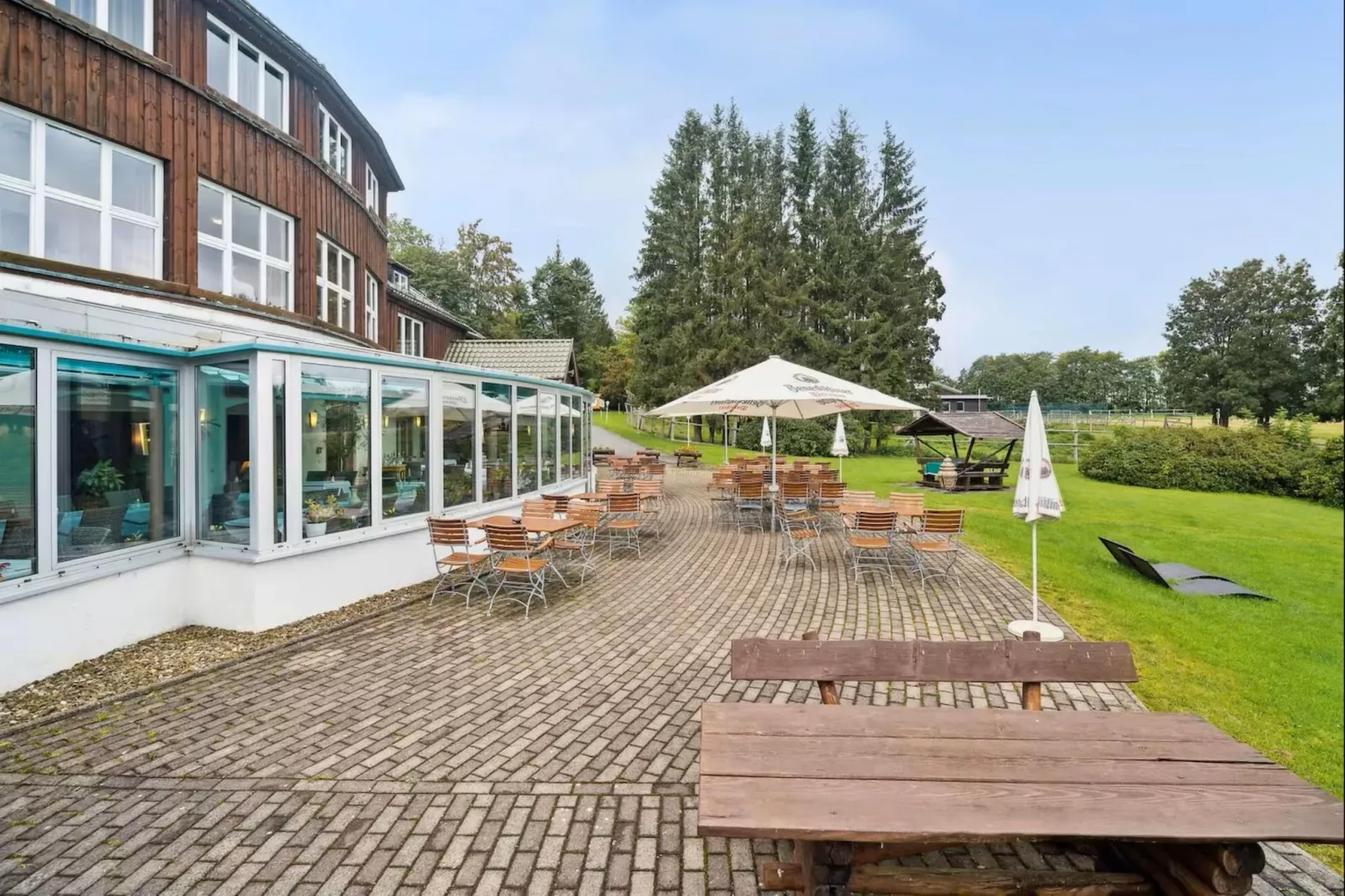 Hotel Harzhaus - Ferienhaus 4 - Terras