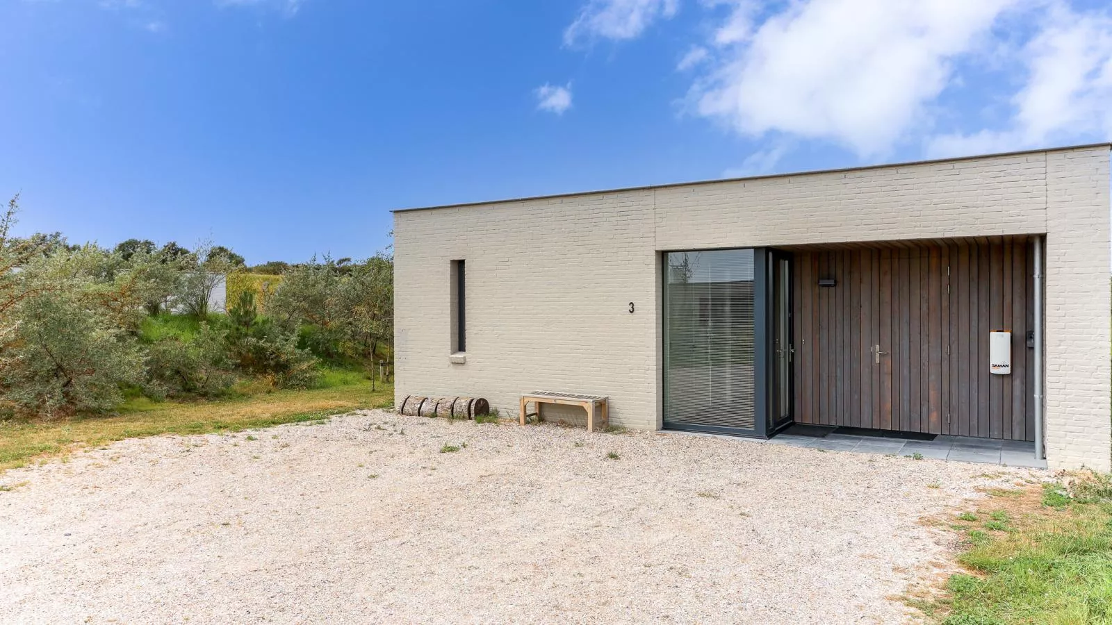 Duinvallei Lodge Zeeland - Buitenkant zomer