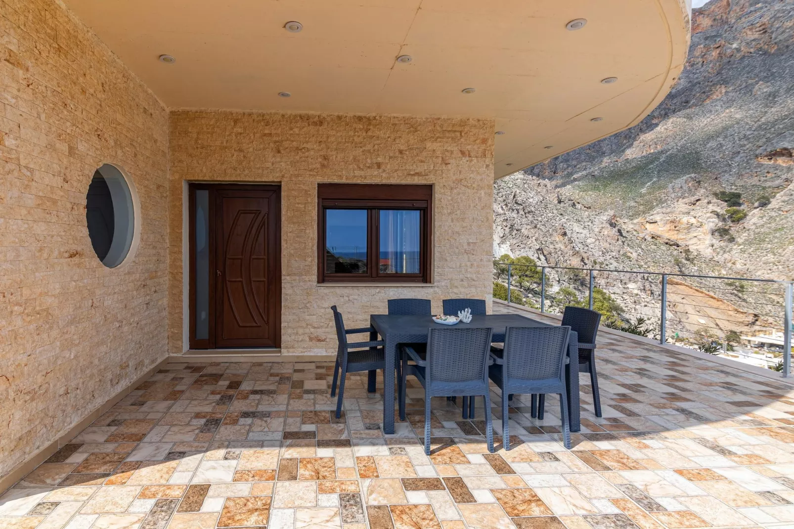 Sea View Villa Emmanuela - Terrasbalkon