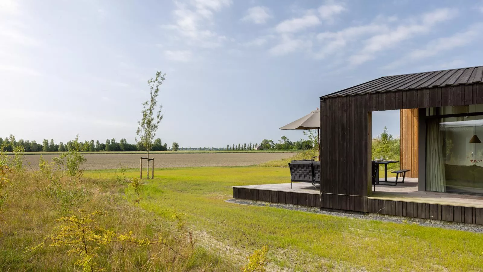 Natuurhuis Kreekrand - Uitzicht zomer