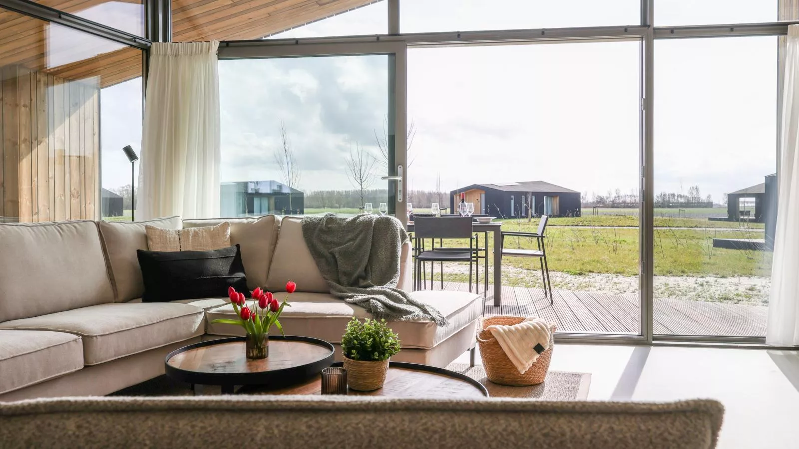 Natuurhuis Oeverlicht - Uitzicht zomer