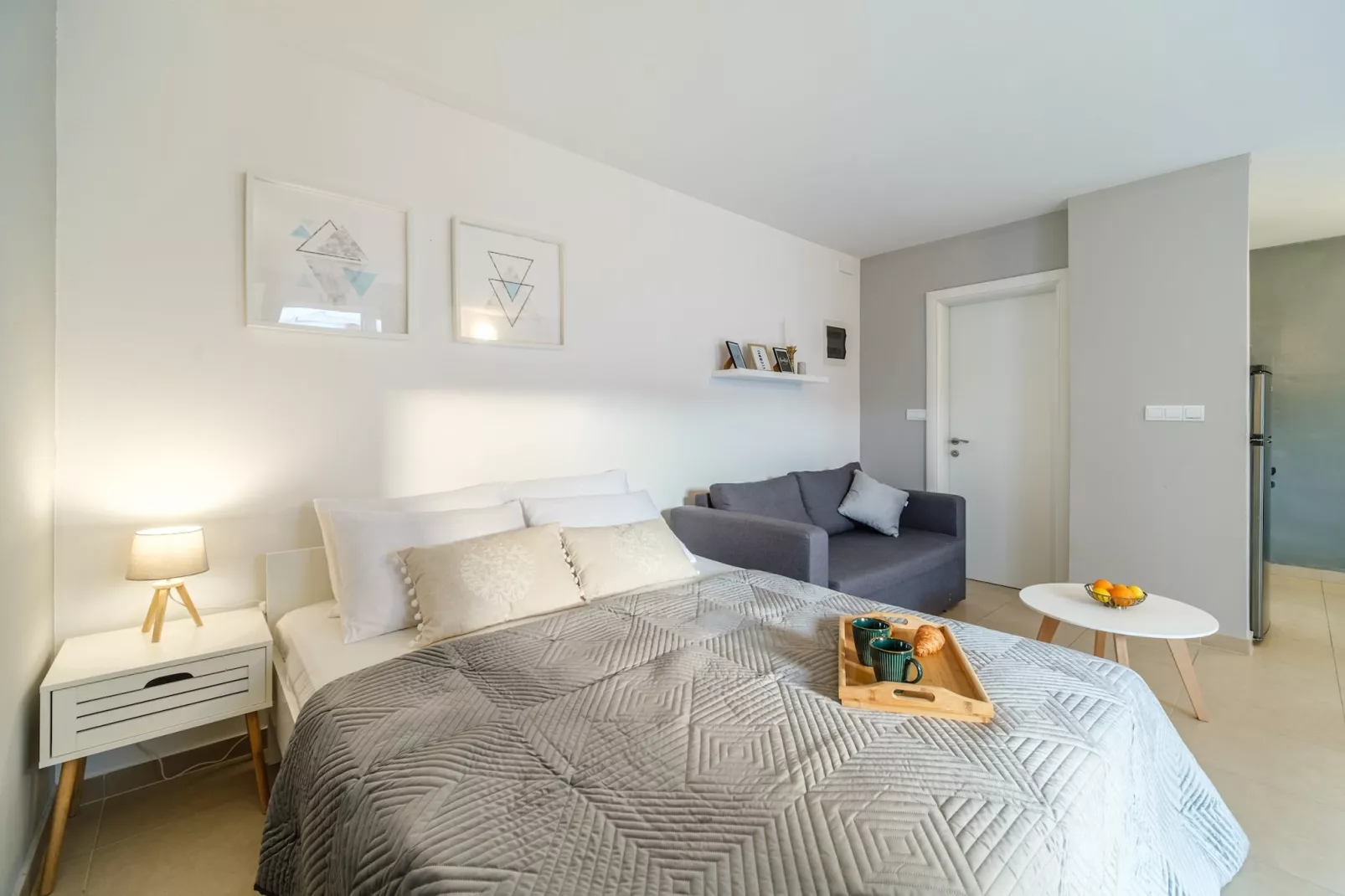 Apartments Tomy - Studio Apartment with terrace - Slaapkamer