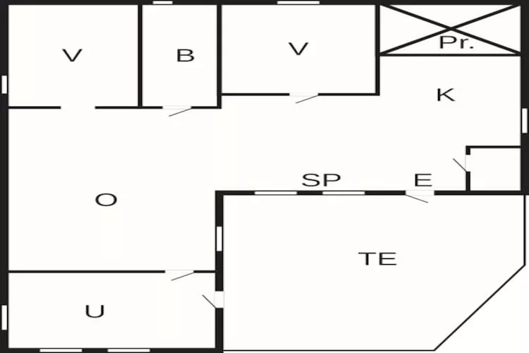 4 persoons vakantie huis in FIGEHOLM - Plattegrond