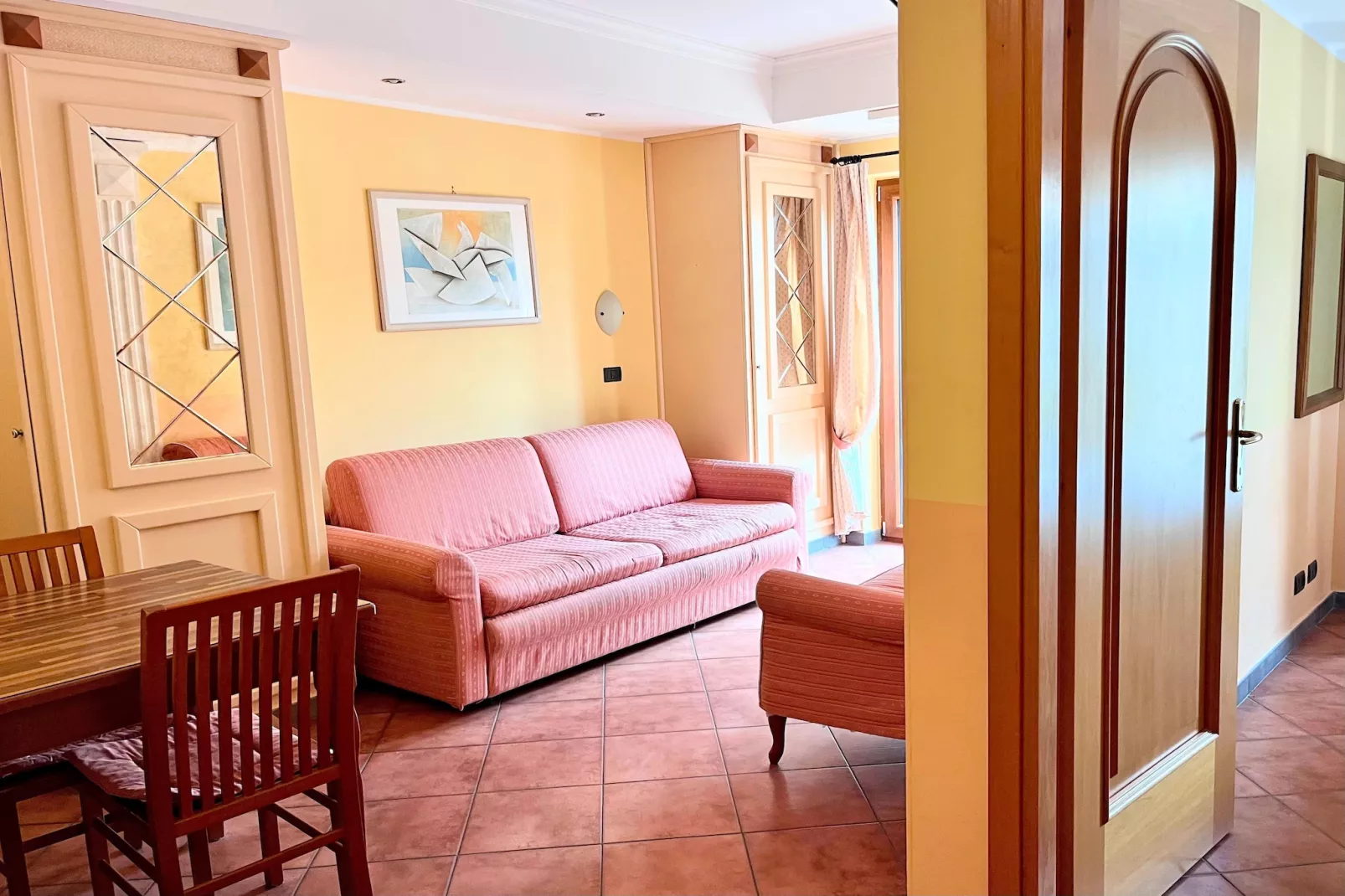 Quadrilocale vista giardino 217 - 4 pax - Woonkamer