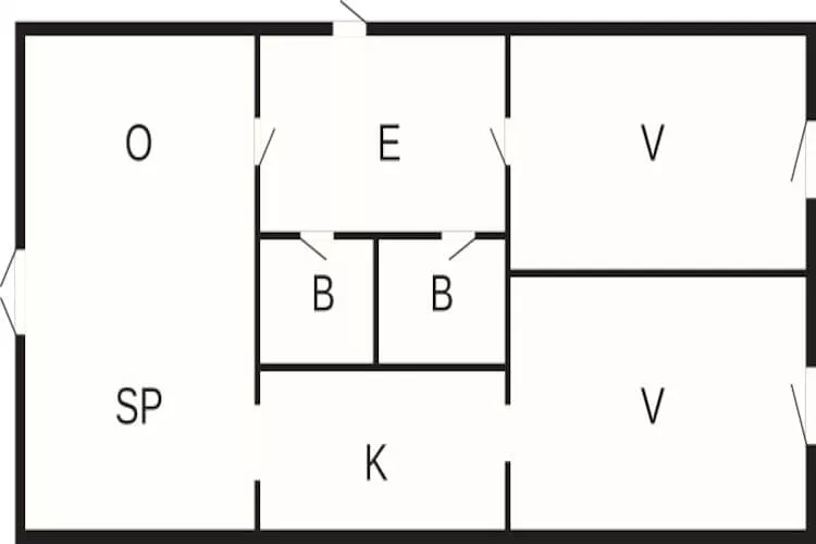 Havenverblijf in Rudkobing - Plattegrond