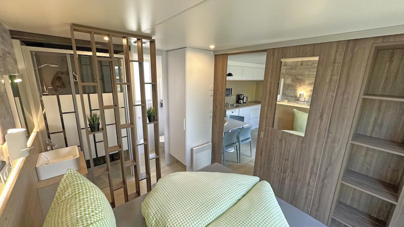 Feriendorf Seeblick - Tiny Nr 1 - Slaapkamer