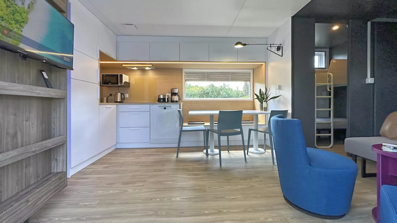 Feriendorf Seeblick - Tiny Nr 7 - Woonkamer