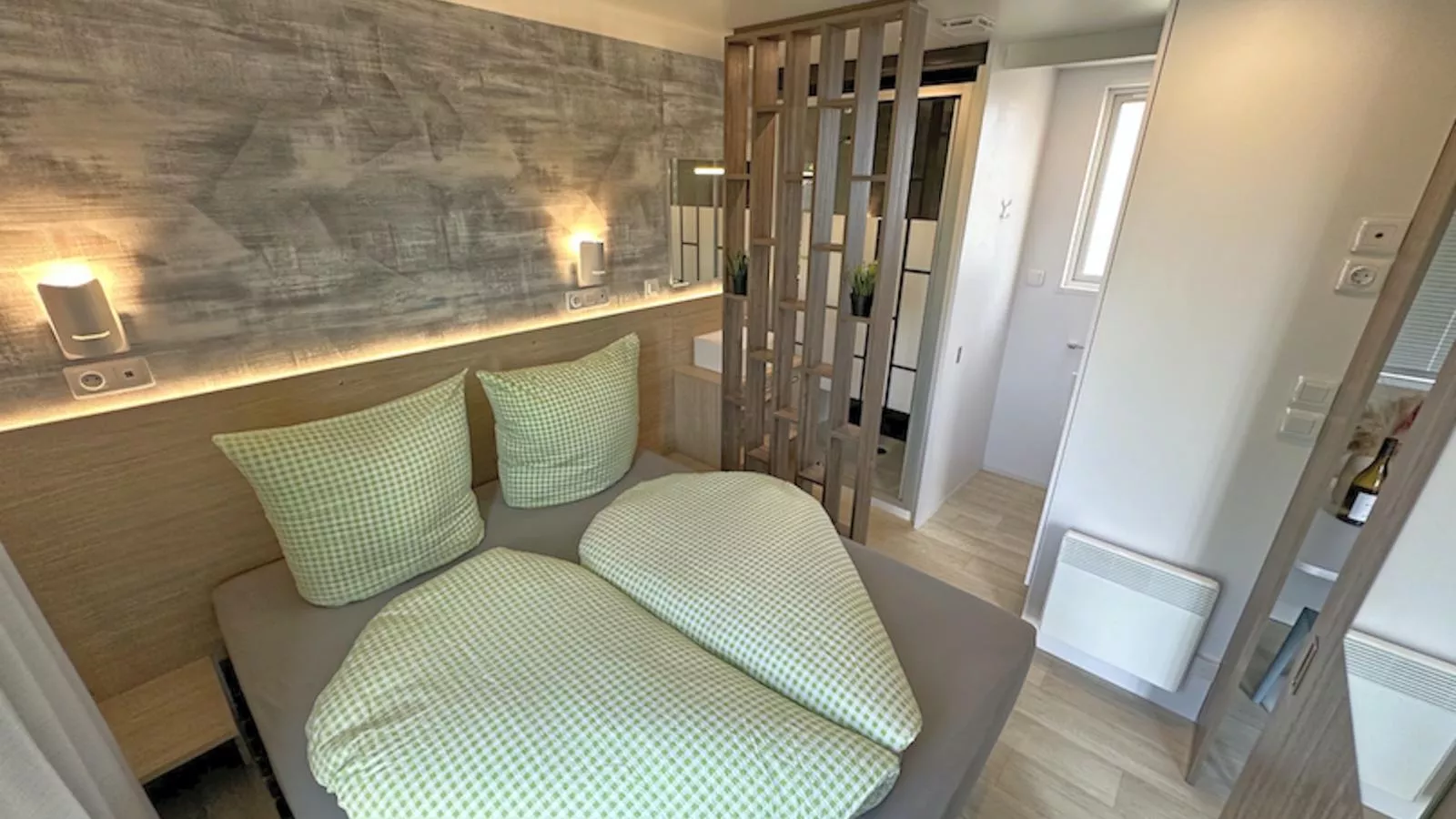 Feriendorf Seeblick - Tiny Nr 2 - Slaapkamer