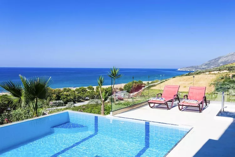 Villas Avra & Pyrgos, Episkopi-Villa Pyrgos, ca. 145 qm, 9 pax - Zwembad