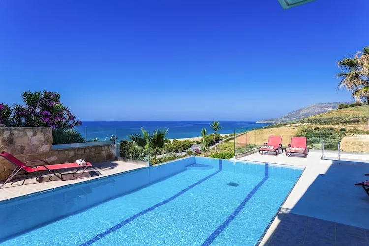 Villas Avra & Pyrgos, Episkopi-Villa Pyrgos, ca. 145 qm, 9 pax - Zwembad