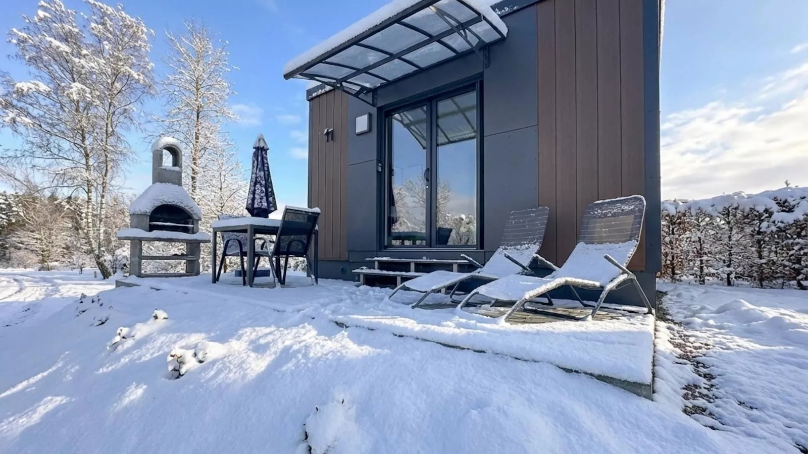 Feriendorf Seeblick - Tiny Nr 11 - Exterieur winter