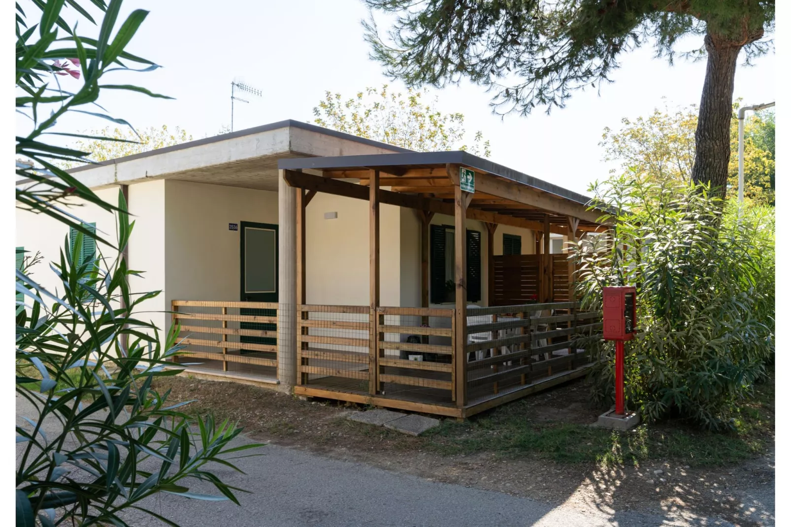 Stork Family Collection - BUNGALOW BILOCALE DOG max cap 5 pax - Buitenkant zomer