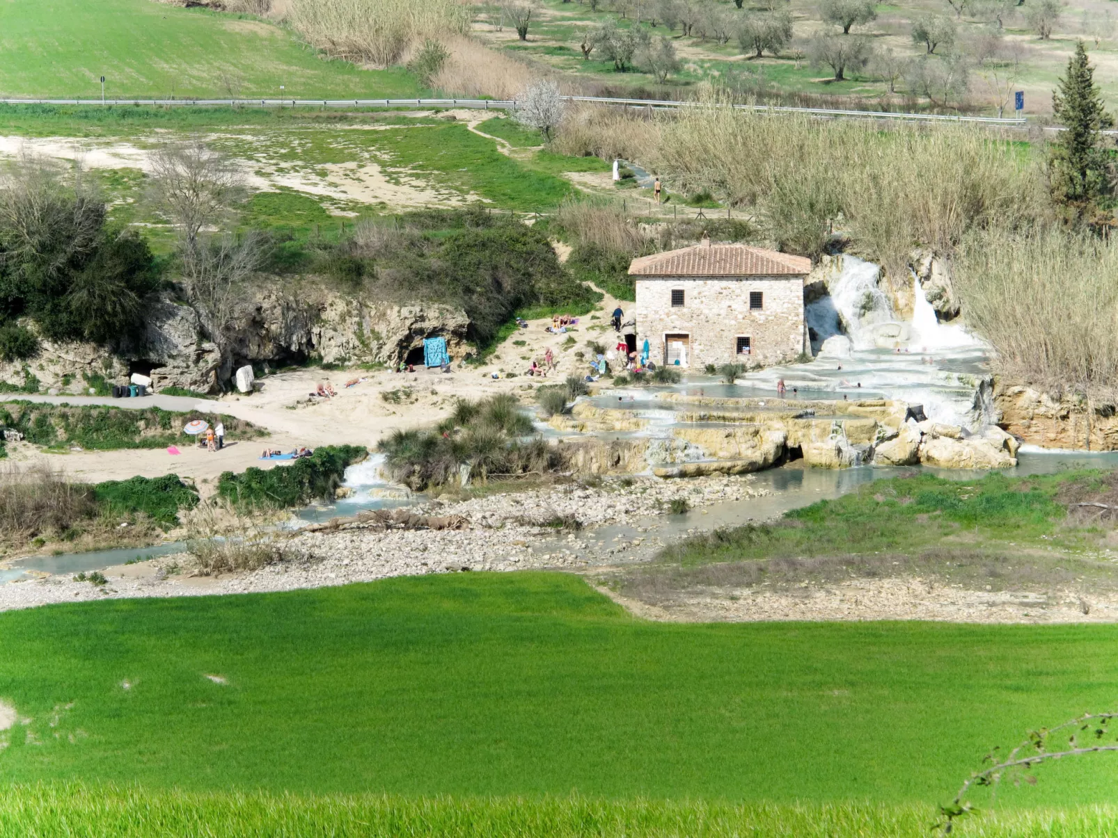 In Saturnia, Toskana - Omgeving