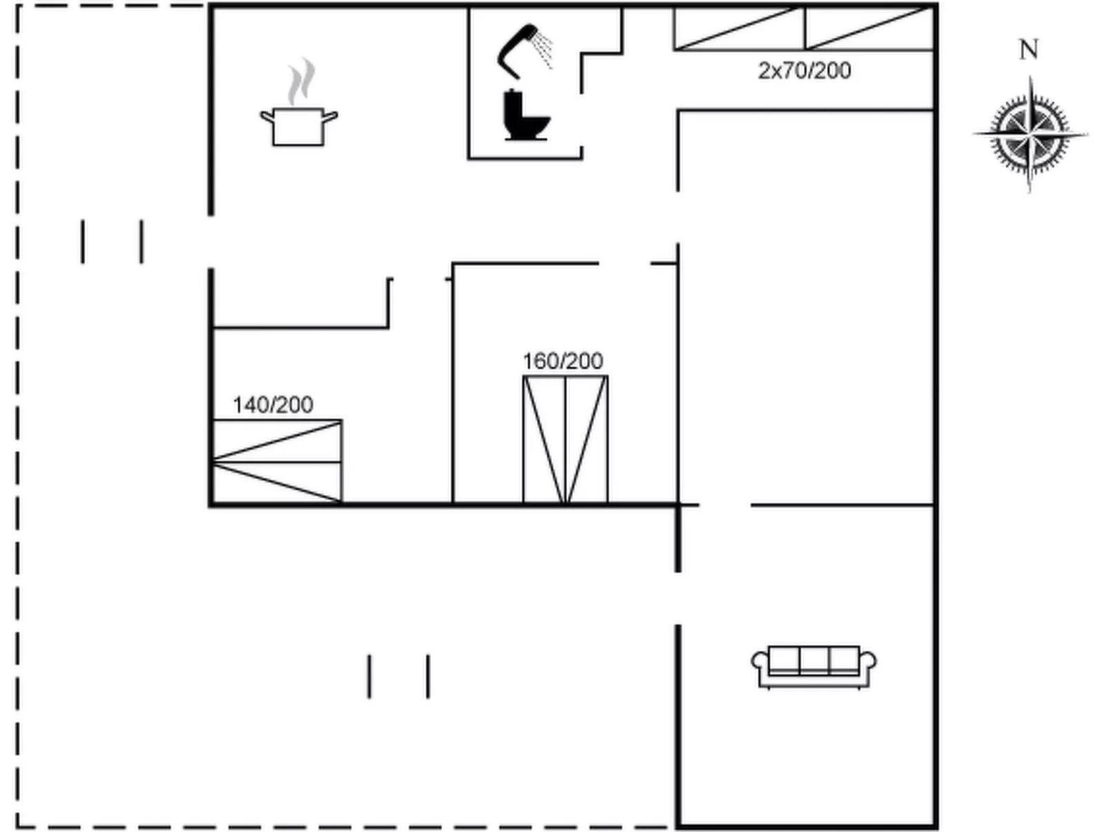 "Ansberga" - 3.2km to the fjord
