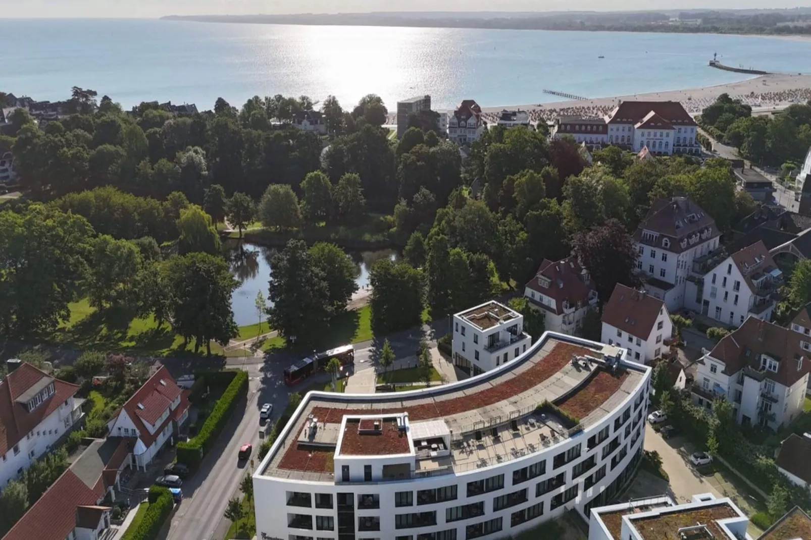 Travemünde-gelukzaligheid aan het strand