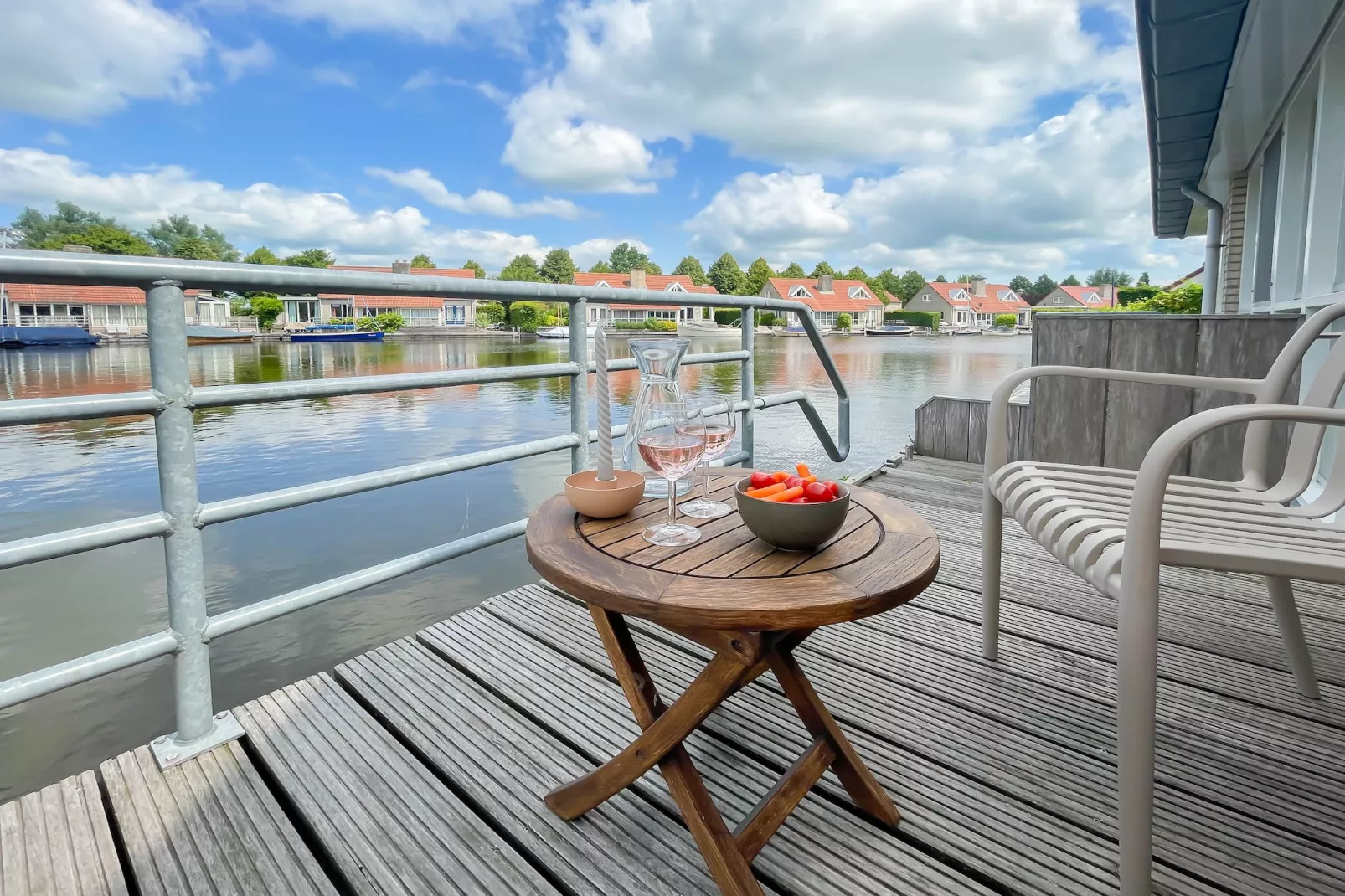 Watervilla de Rietzanger - Terrasbalkon