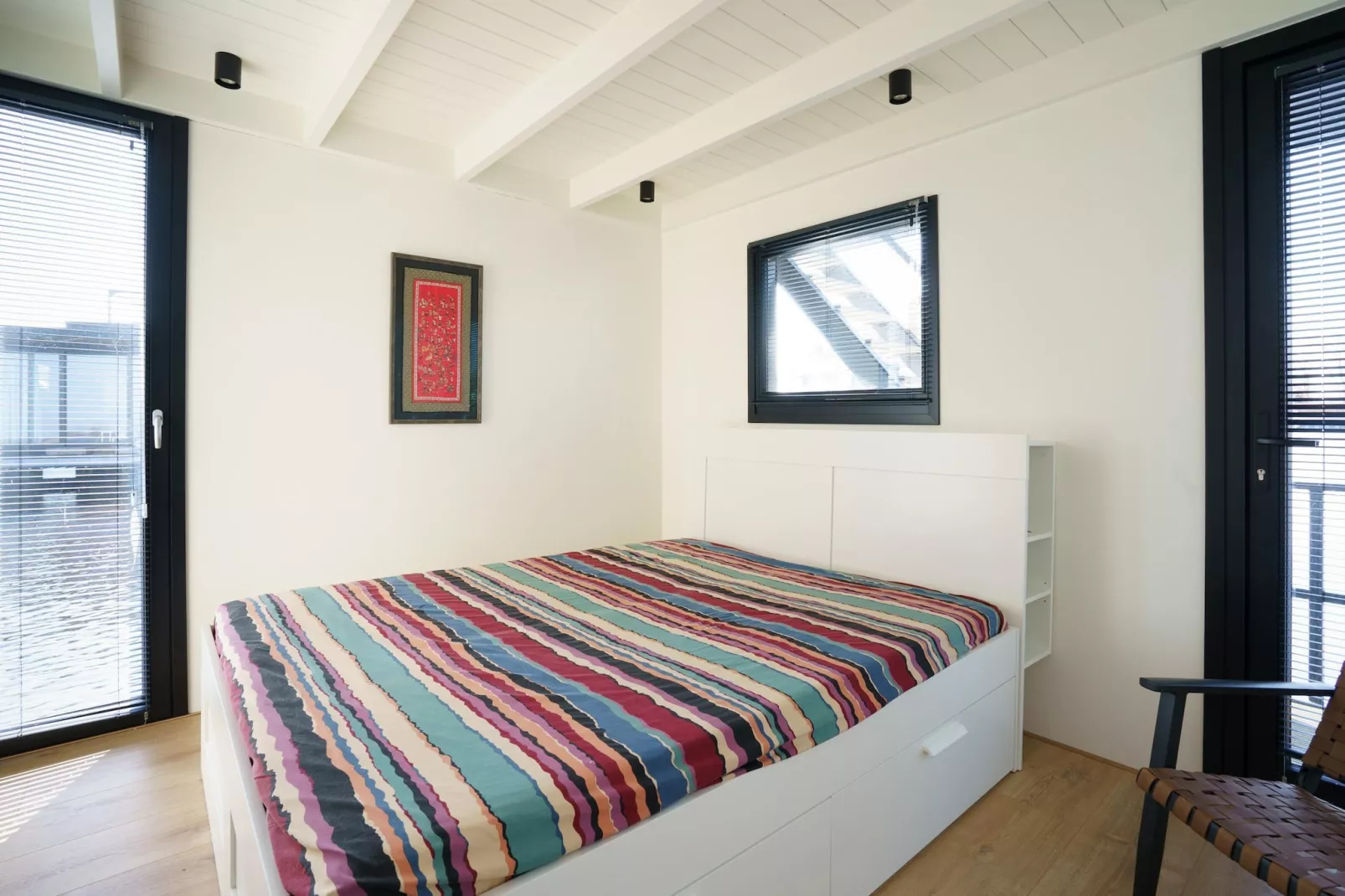 Houseboat Meerzicht - Slaapkamer