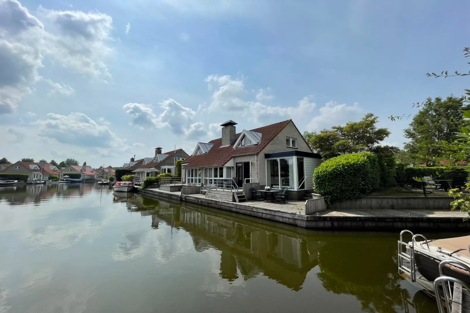 Watervilla de Rietzanger - Buitenkant zomer