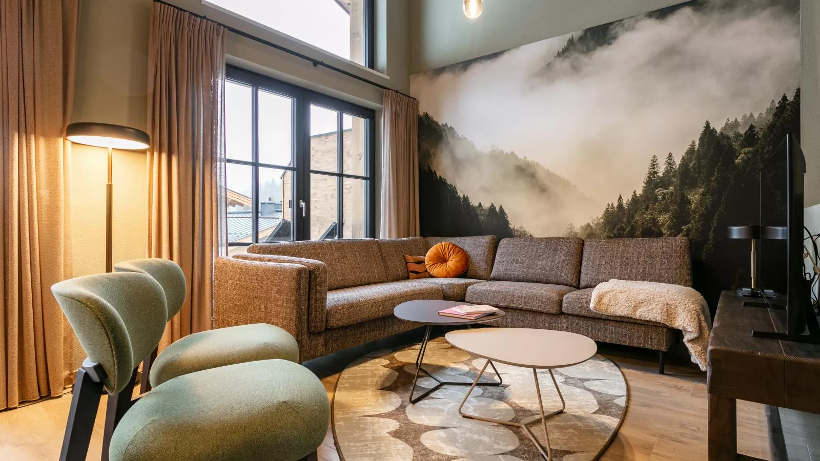 Tauernlodge Eben C4 - Woonkamer