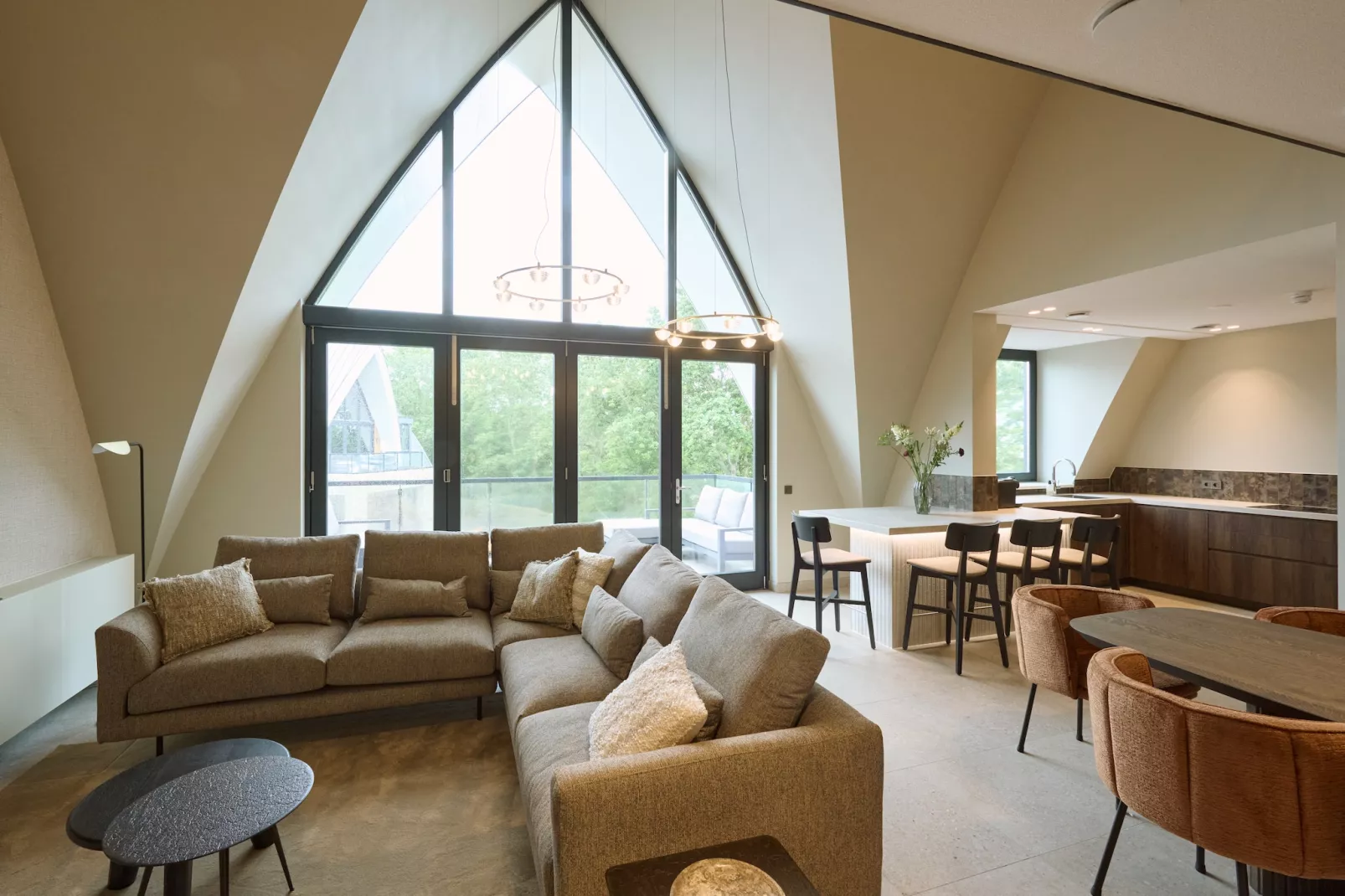 Droomsuites Texel - 8 person apartement - Woonkamer