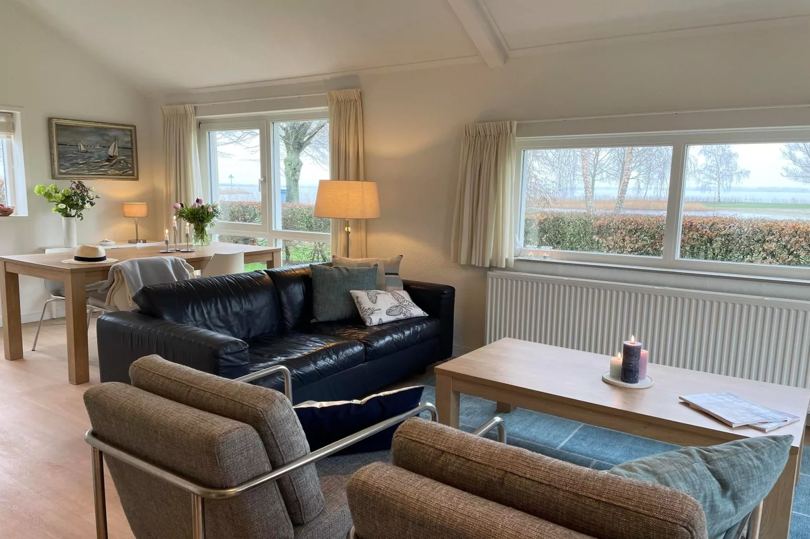 Watervilla de Ijsvogel - Woonkamer