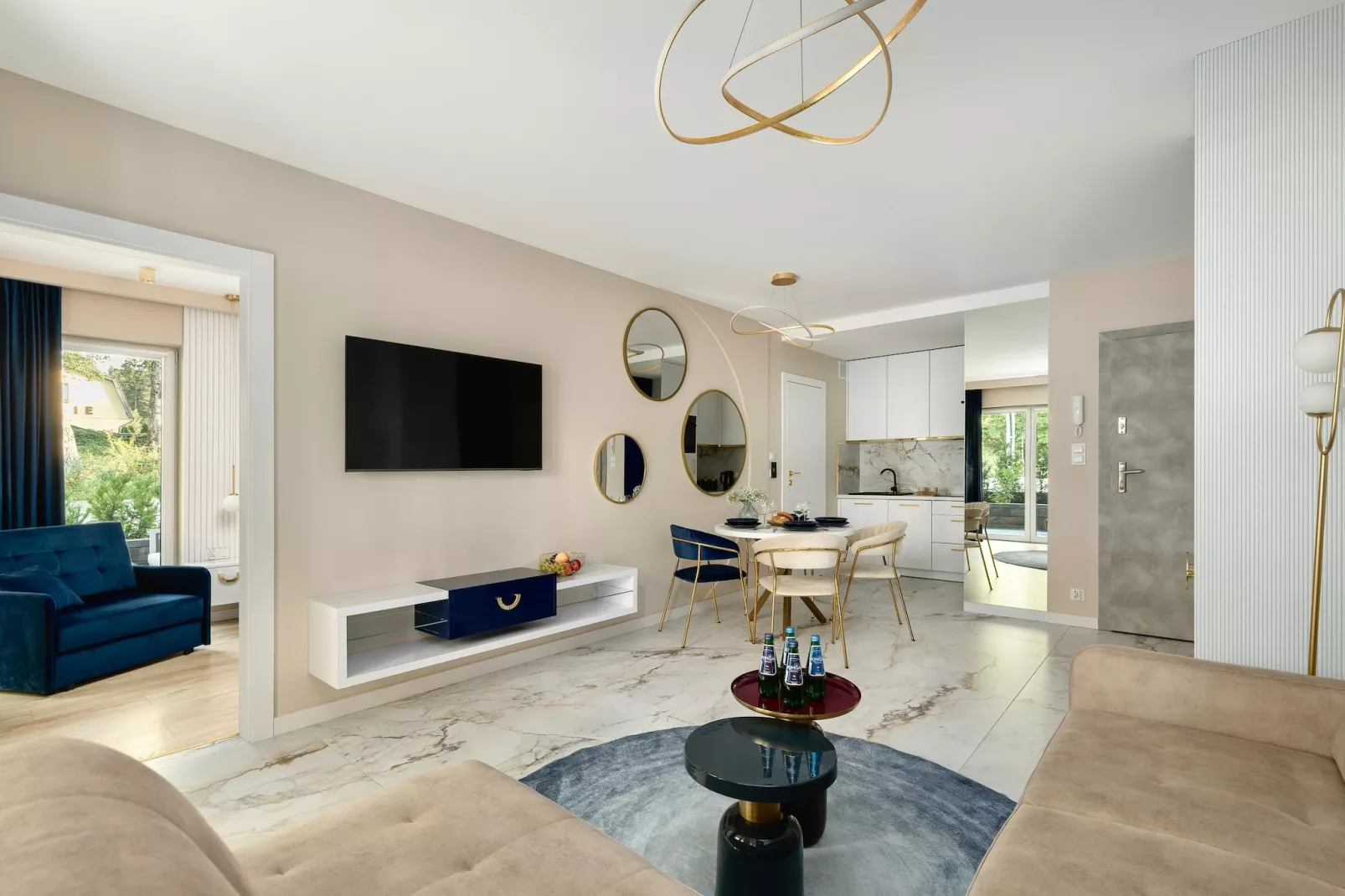 Apartament Powstańców WLKP 16C-4 Pobierowo - Woonkamer