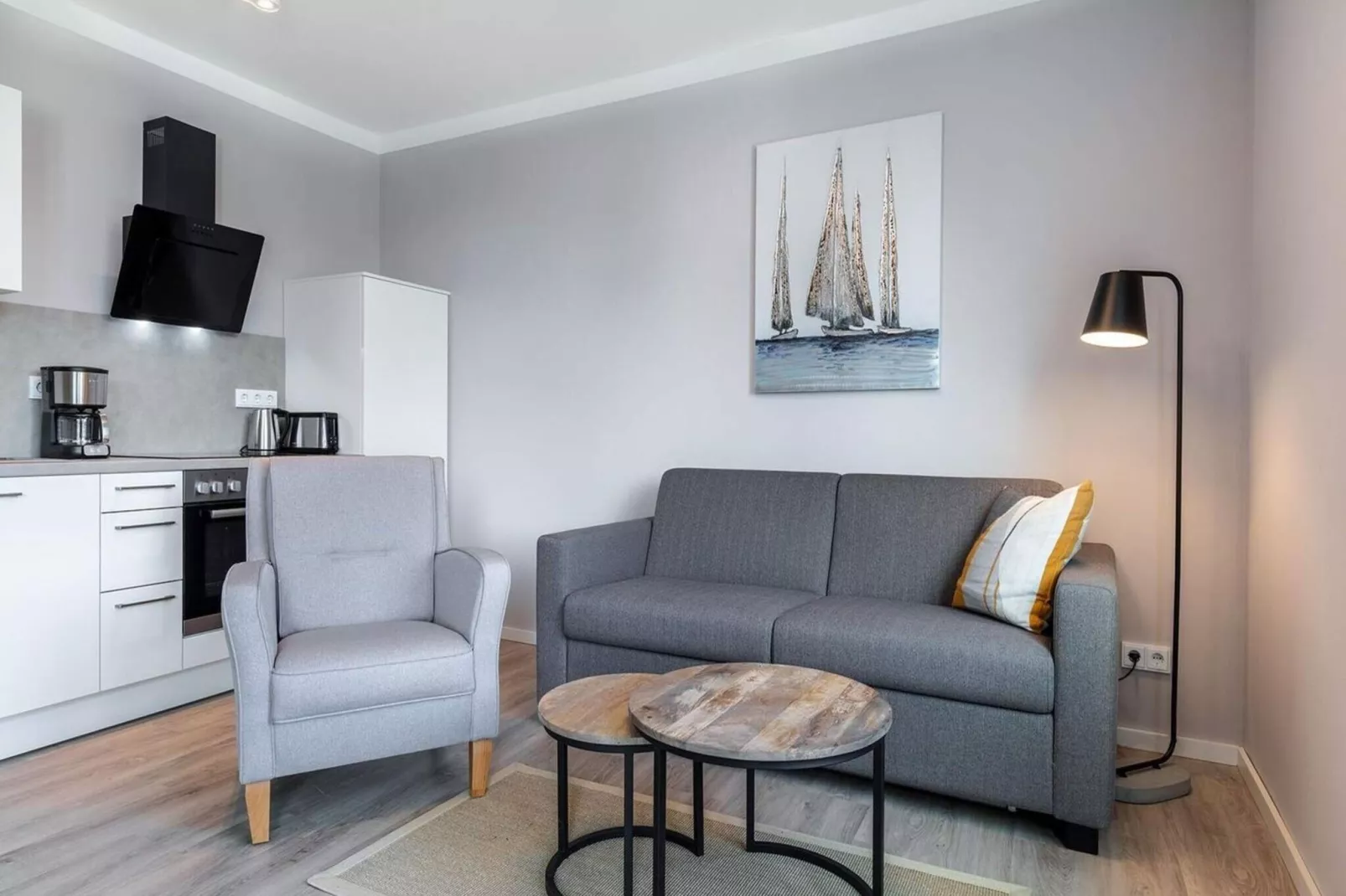 Modern verblijf met balkon voor het hele gezin - Binnen