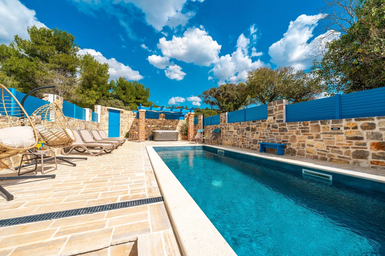 Dalmatian house Sukosan - Zwembad