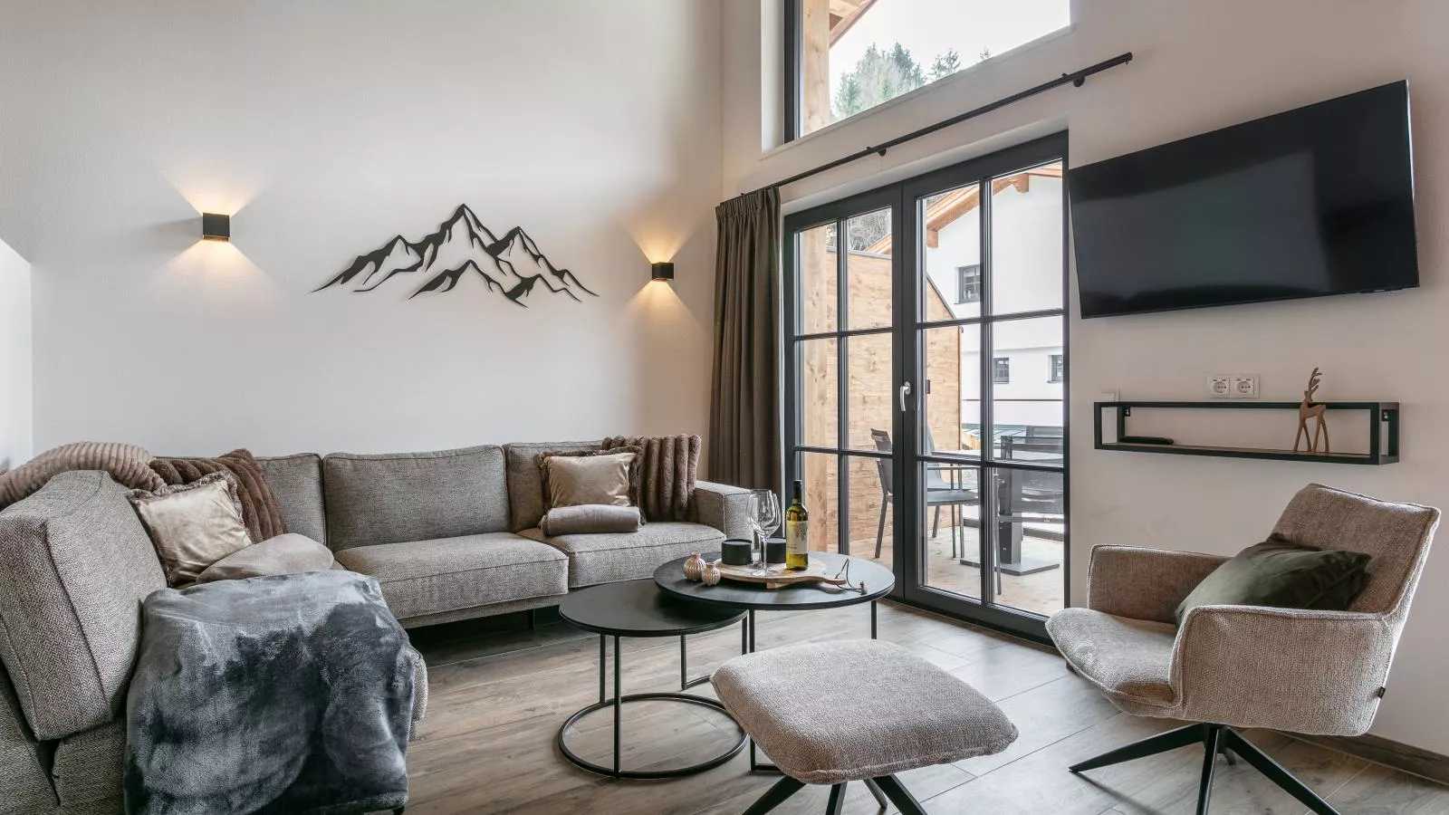 Tauernlodge Eben D1 - Woonkamer