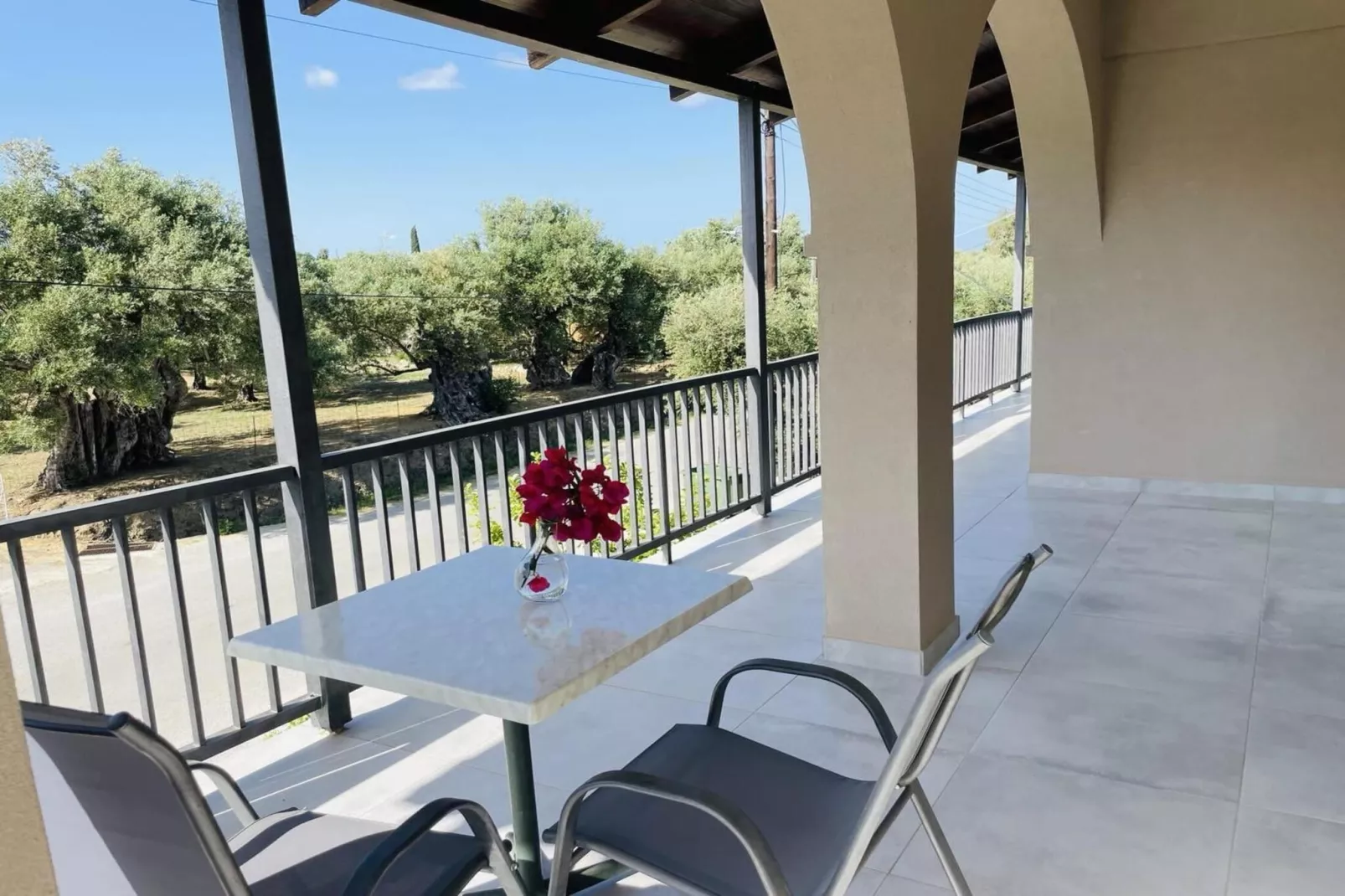 Andriana´s holiday apartments- 3 BR - Terrasbalkon