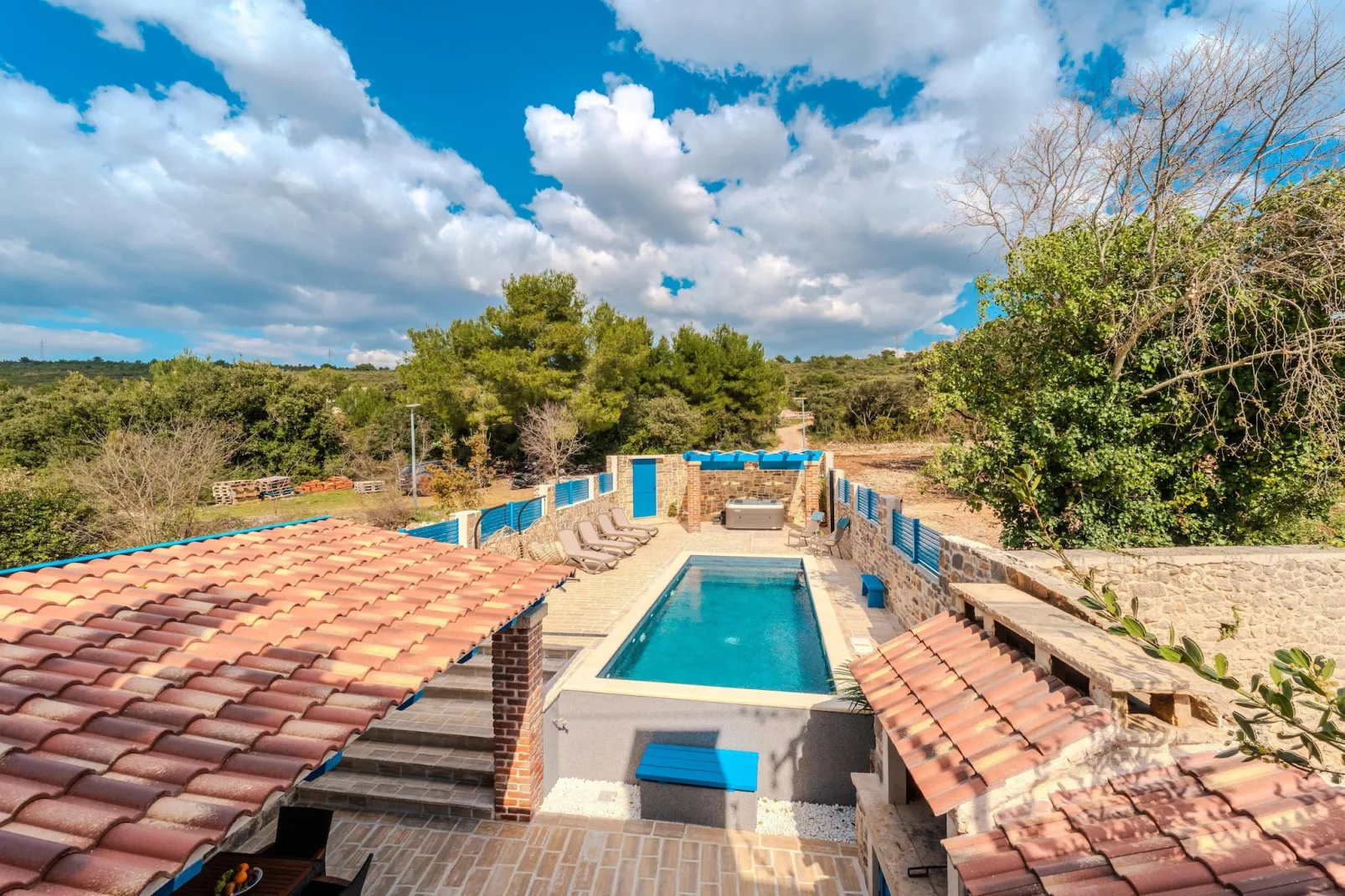 Dalmatian house Sukosan - Zwembad