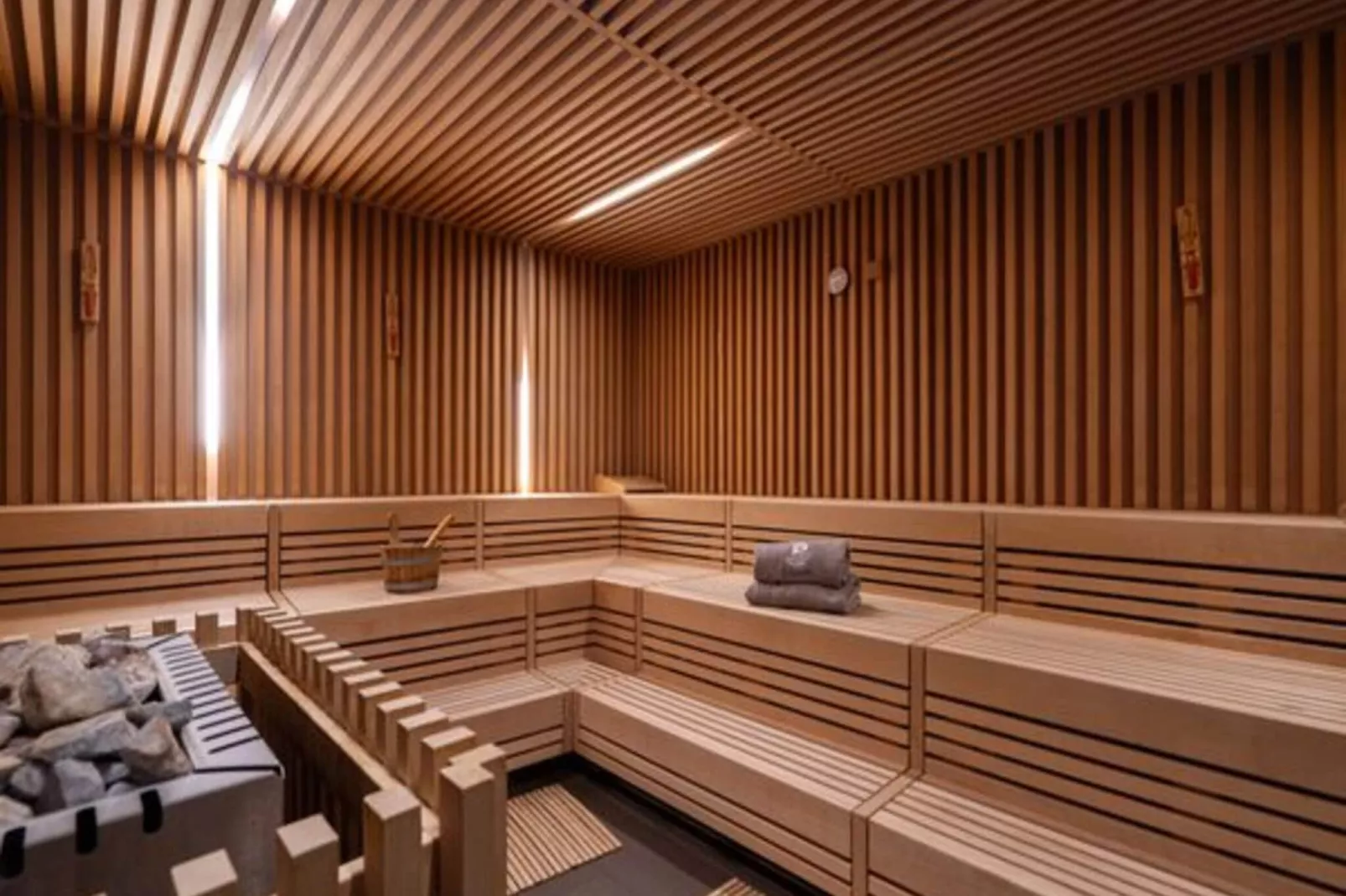 Modern gezinsverblijf aan het strand - Sauna