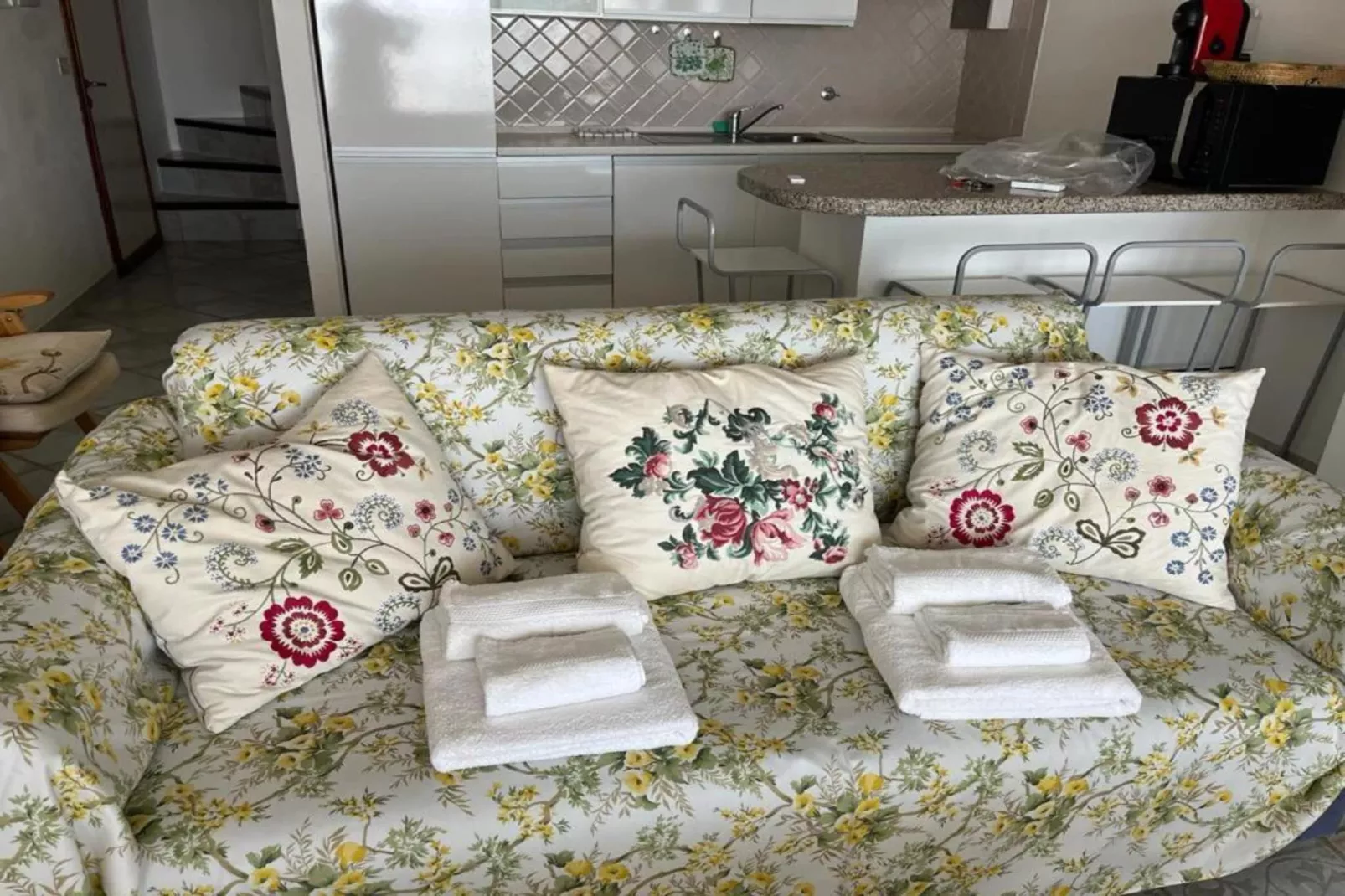 Residence Porto Coda Cavallo - APARTMENT 2 BEDROOM - Woonkamer